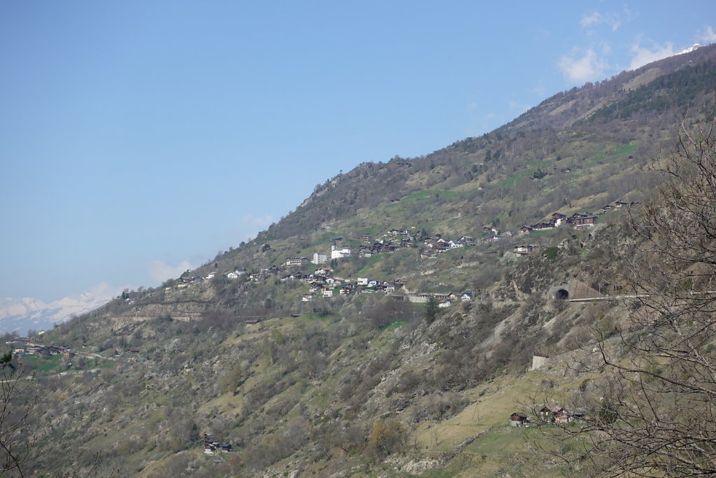 Rampe sud du Lötschberg: Ausserberg - Eggerberg (03.04.2021)