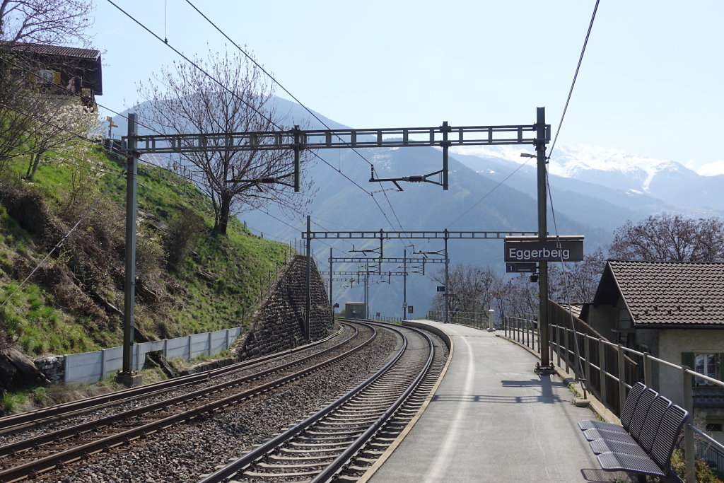 Rampe sud du Lötschberg: Ausserberg - Eggerberg (03.04.2021)