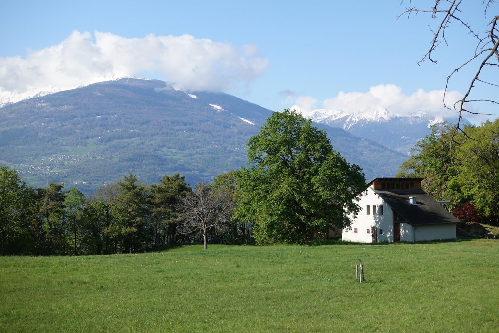 Les Planisses, Bisse du Sillonin, Icogne, Lens, Christ-Roi, Grand Bisse de Lens, Chelin, Bisse du Sillonin