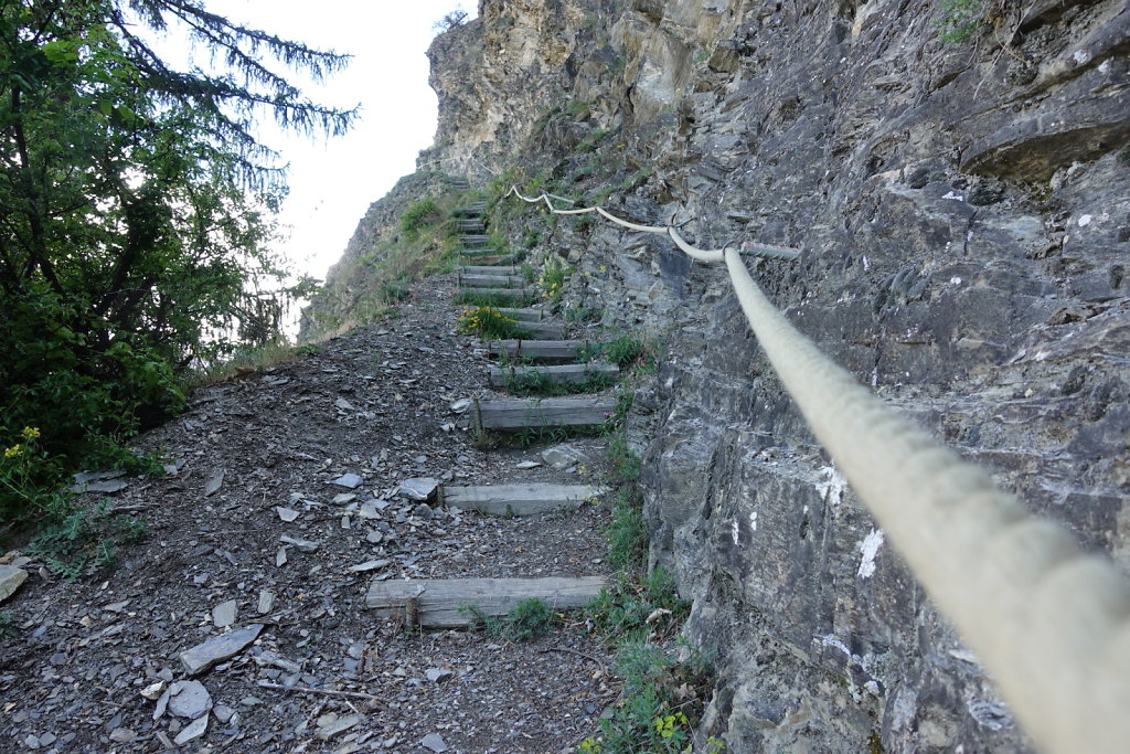 Les Planisses, Bisse du Sillonin, Icogne, Lens, Christ-Roi, Grand Bisse de Lens, Chelin, Bisse du Sillonin