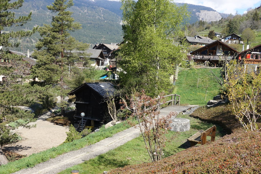 Les Planisses, Bisse du Sillonin, Icogne, Lens, Christ-Roi, Grand Bisse de Lens, Chelin, Bisse du Sillonin