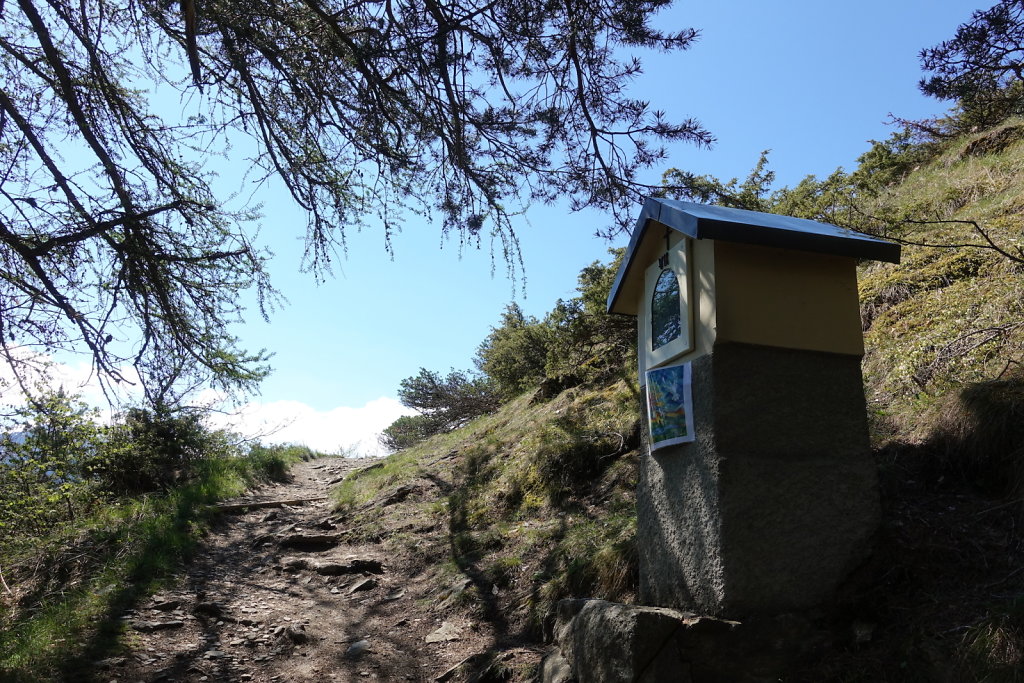 Les Planisses, Bisse du Sillonin, Icogne, Lens, Christ-Roi, Grand Bisse de Lens, Chelin, Bisse du Sillonin (03.05.2021)