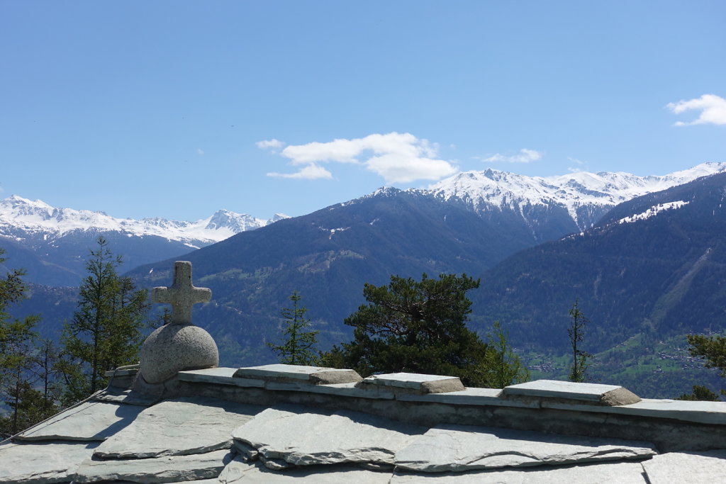 Les Planisses, Bisse du Sillonin, Icogne, Lens, Christ-Roi, Grand Bisse de Lens, Chelin, Bisse du Sillonin (03.05.2021)