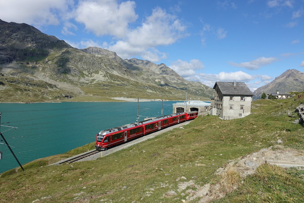 Bernina Pass, Lago Bianco, Diavolezza, Grisons (27.08.2021)