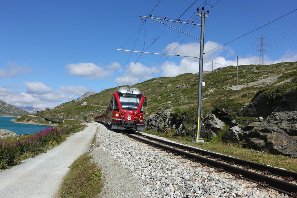 Bernina Pass, Lago Bianco, Diavolezza, Grisons (27.08.2021)