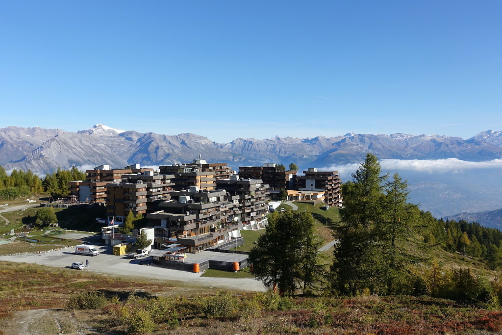 Chemin des crêtes, Thyon 2000, Mont Rouge, Mont Loéré, Crepon Blanc (11.10.2021)