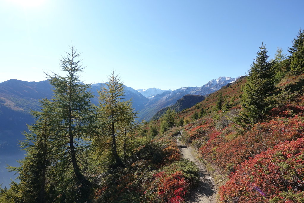 Chemin des crêtes, Thyon 2000, Mont Rouge, Mont Loéré, Crepon Blanc (11.10.2021)