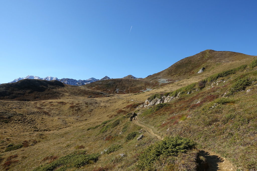 Chemin des crêtes, Thyon 2000, Mont Rouge, Mont Loéré, Crepon Blanc (11.10.2021)