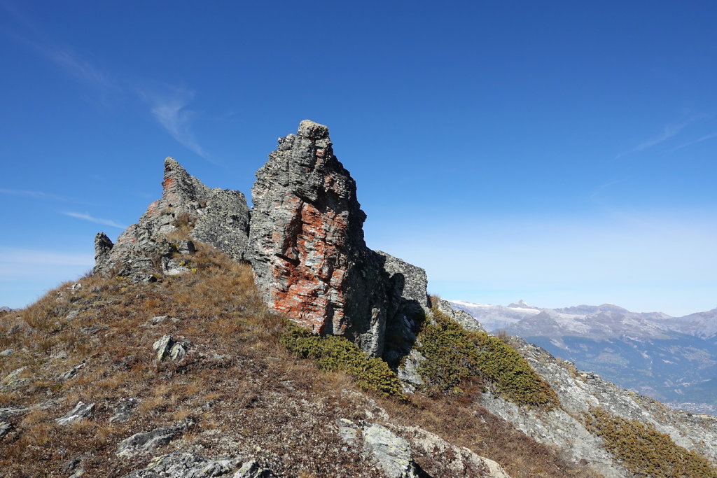 Chemin des crêtes, Thyon 2000, Mont Rouge, Mont Loéré, Crepon Blanc (11.10.2021)