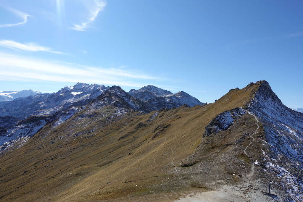 Chemin des crêtes, Thyon 2000, Mont Rouge, Mont Loéré, Crepon Blanc (11.10.2021)