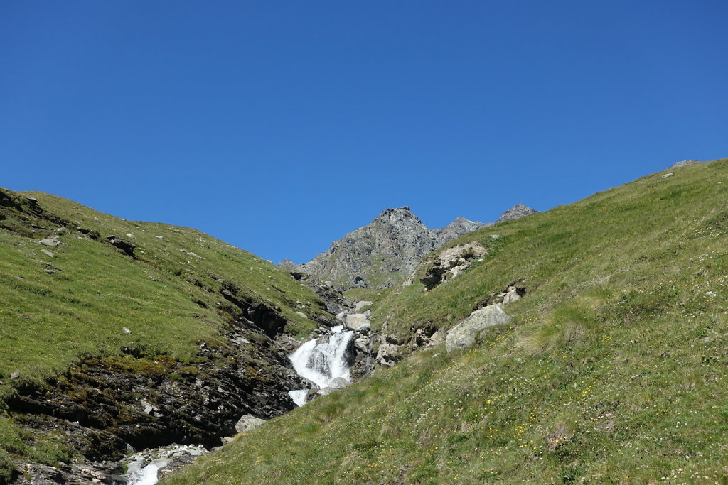 Grande-Dixence, La Barma, Col des Roux, Cabane de Prafleuri (02.07.2022)