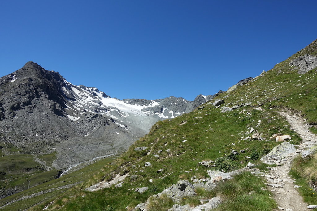 Grande-Dixence, La Barma, Col des Roux, Cabane de Prafleuri (02.07.2022)