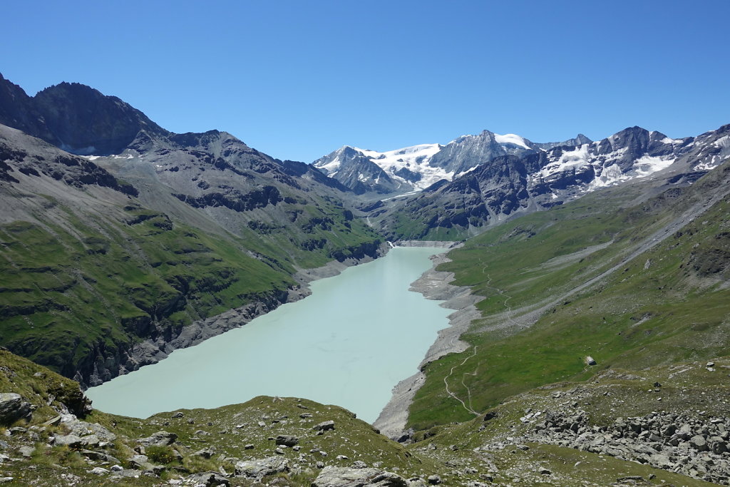 Grande-Dixence, La Barma, Col des Roux, Cabane de Prafleuri (02.07.2022)