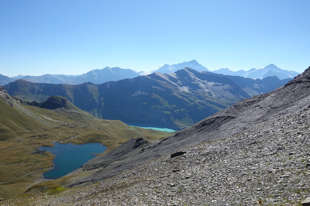 Moiry, Lac des Autannes, Col de Torrent, Sasseneire (13.08.2022)