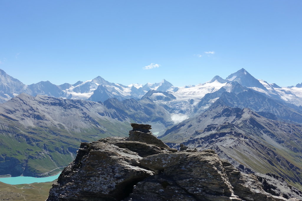 Moiry, Lac des Autannes, Col de Torrent, Sasseneire (13.08.2022)