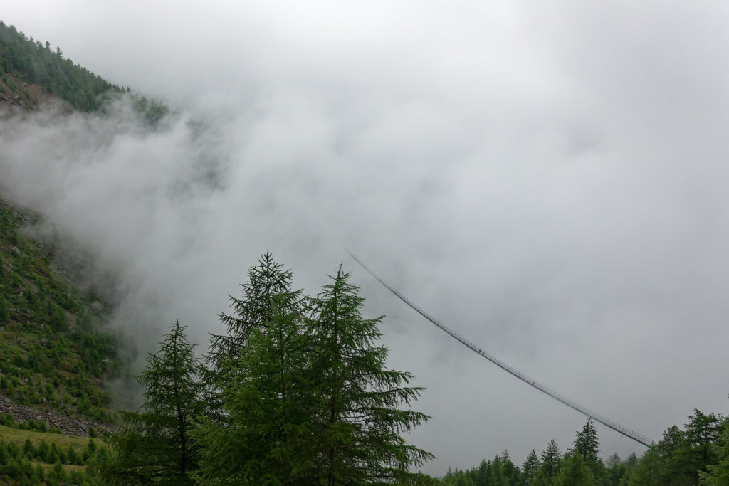 Hängebrücke, Europahütte (13.07.2023)