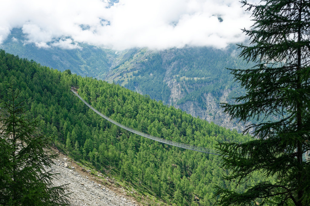 Hängebrücke, Europahütte (13.07.2023)