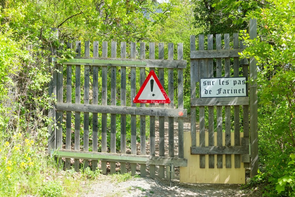 Saillon, Passerelle à Farinet (25.04.2024)